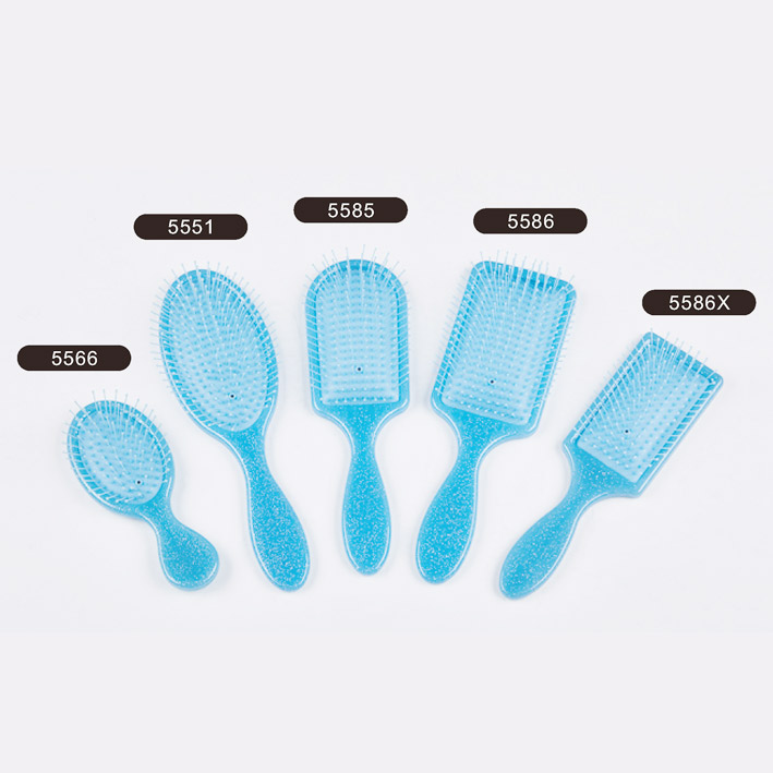 Plastic hair brush,Colorful plastic pins hair brush