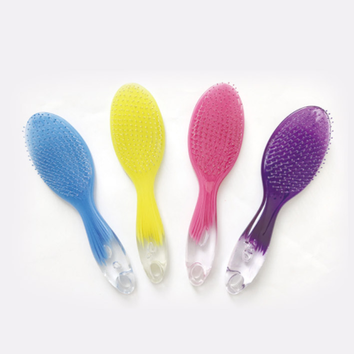 Plastic hair brush,Colorful plastic pins hair brush,Hair brush supplier