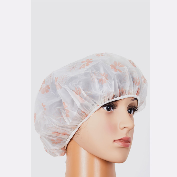 disposable shower cap,rain hat,hair cape for salon,printing shower cap