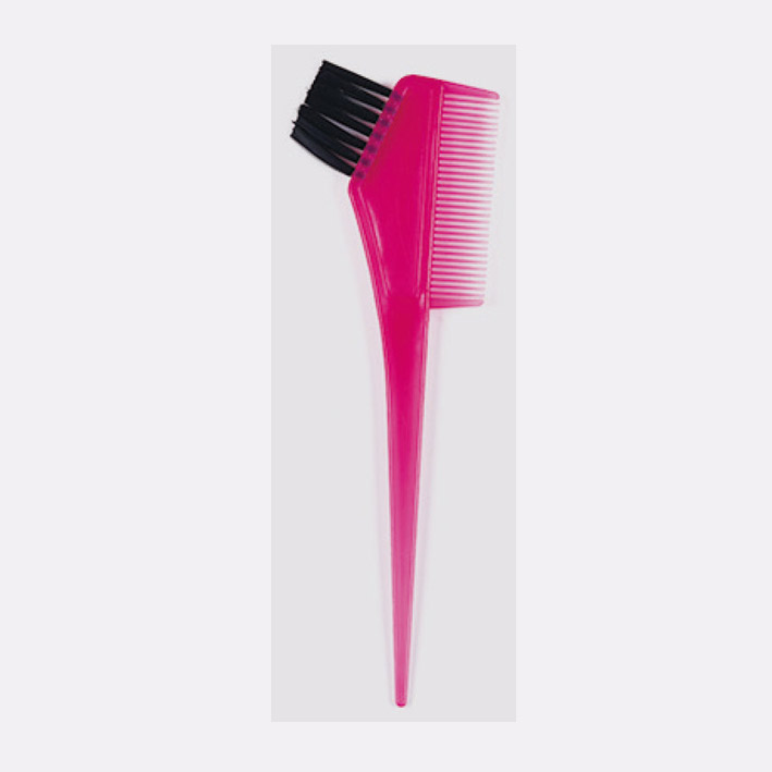 Dye brush with comb