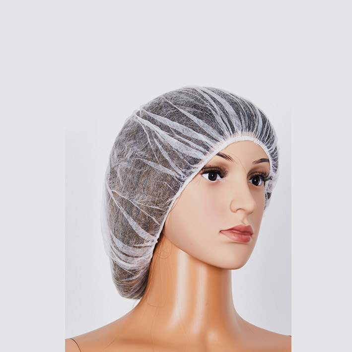 Non-woven bouffant cap