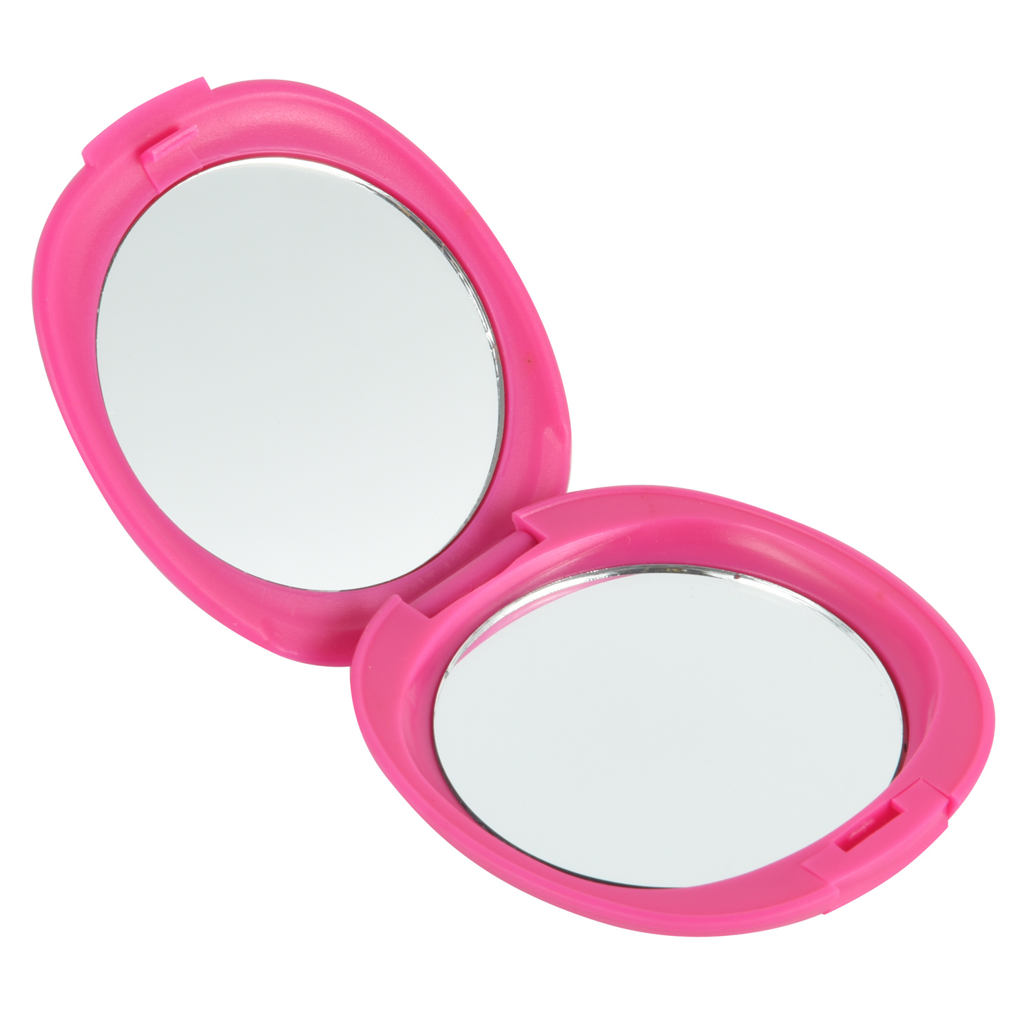 Oval style folding mirror