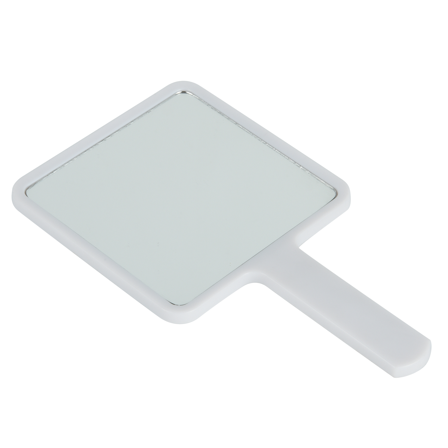 Square mirror with handle