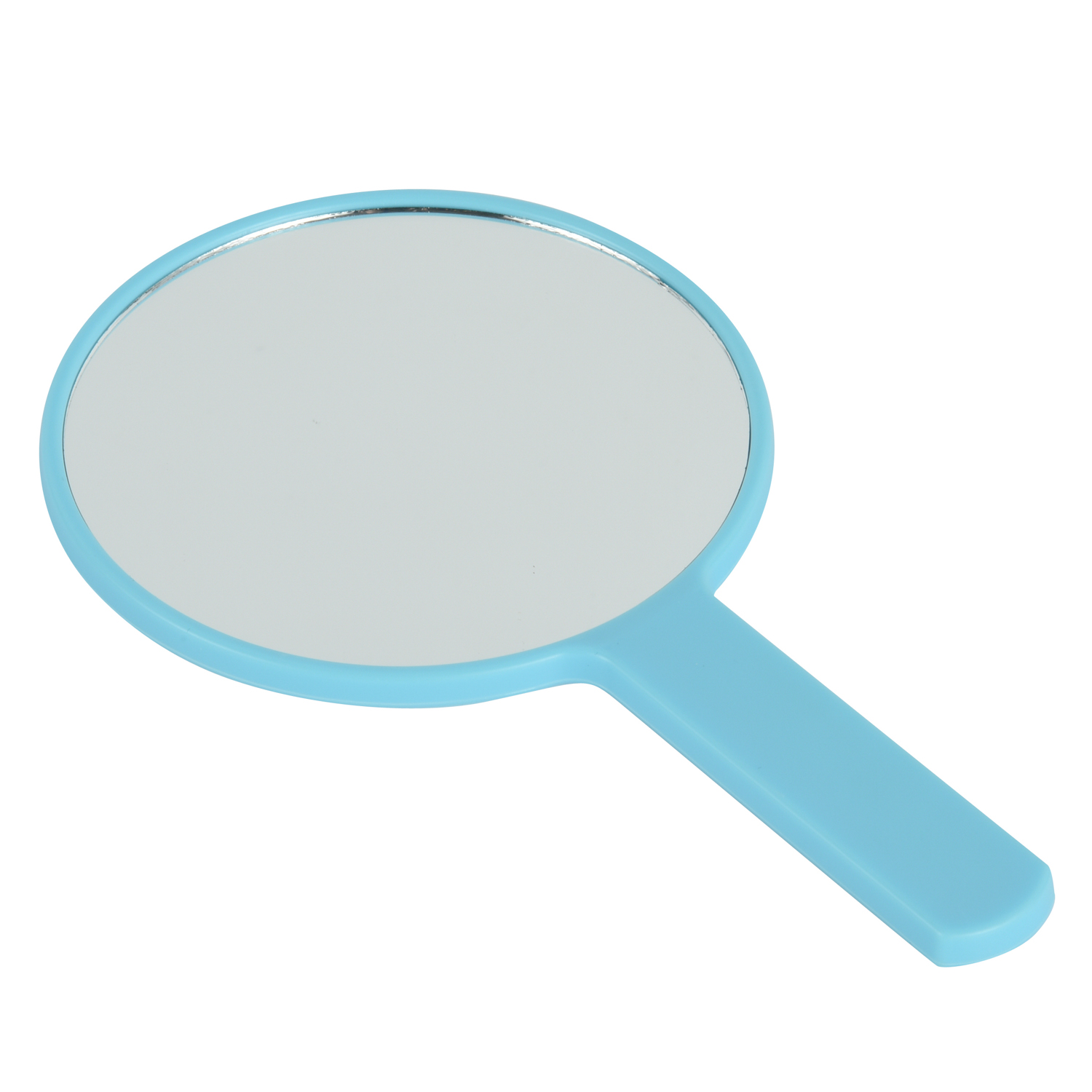 Round mirror with handle