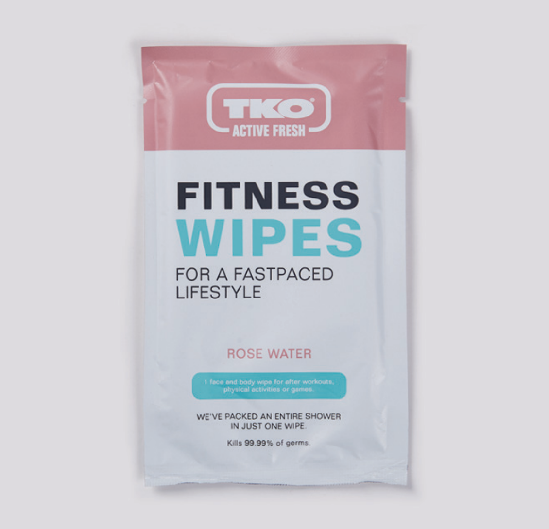 Fitness Body Wipes with Rose Water
