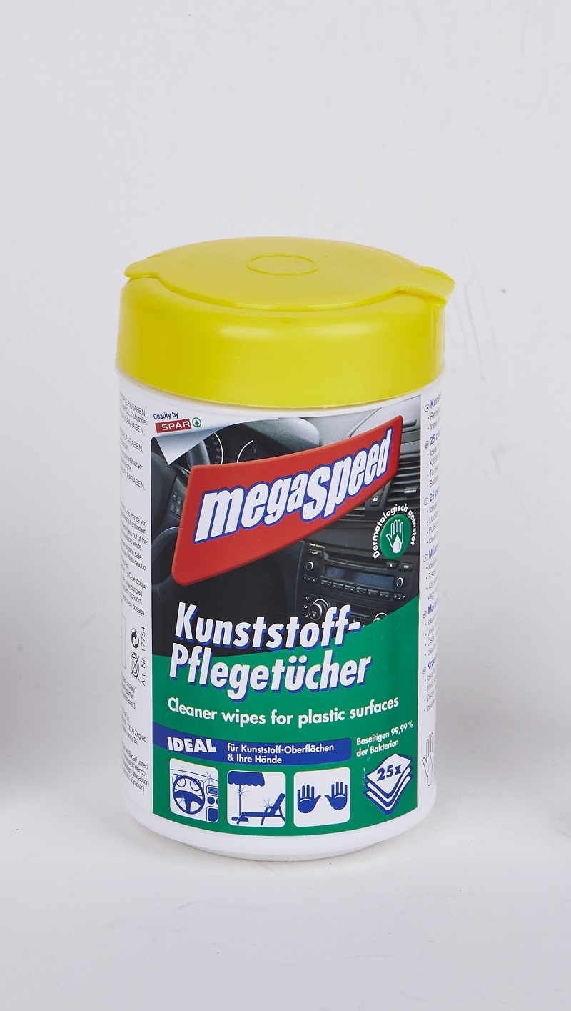 Cleaner Wipes for Plastic Surfaces