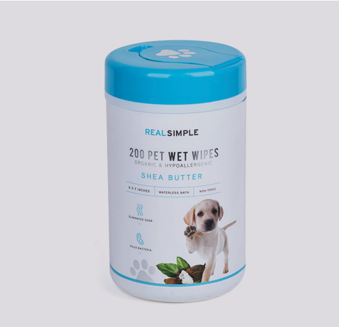 200 Pet Wet Wipes Organic & Hypoallergenic