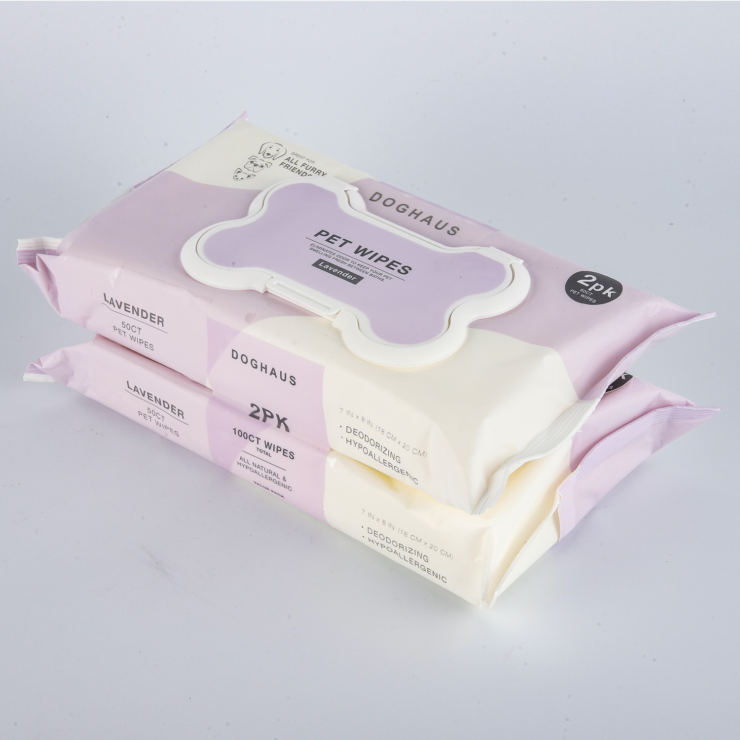 2pk 50CT Pet Wipes Value Pack